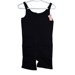 NWT | Black Maternity Tummy Support Bodysuit Tank Short Shapewear | Large